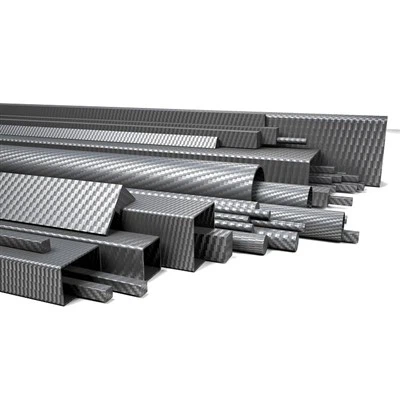 Crne plosnate trake od karbonskih vlakana